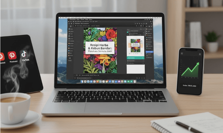 Melangkah ke Dunia Ebook Digital: Panduan Realistik, Gratis & Humanis Cover