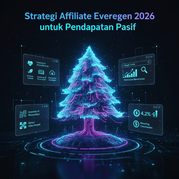 Strategi Affiliate Evergreen 2026 untuk Pendapatan Pasif Cover