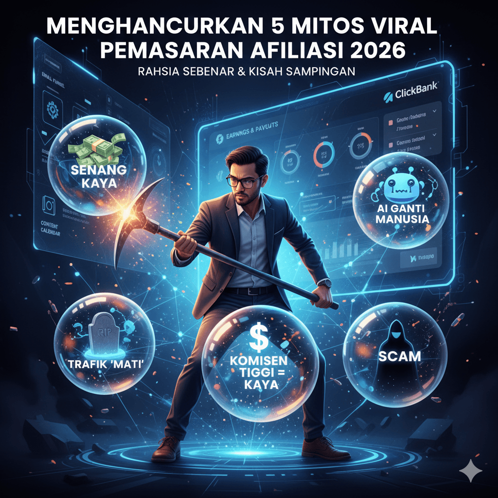 Menghancurkan 5 Mitos Paling 'Viral' Tentang Pemasaran Afiliasi 2026 – Rahsia Sebenar & Kisah Sampingan Cover