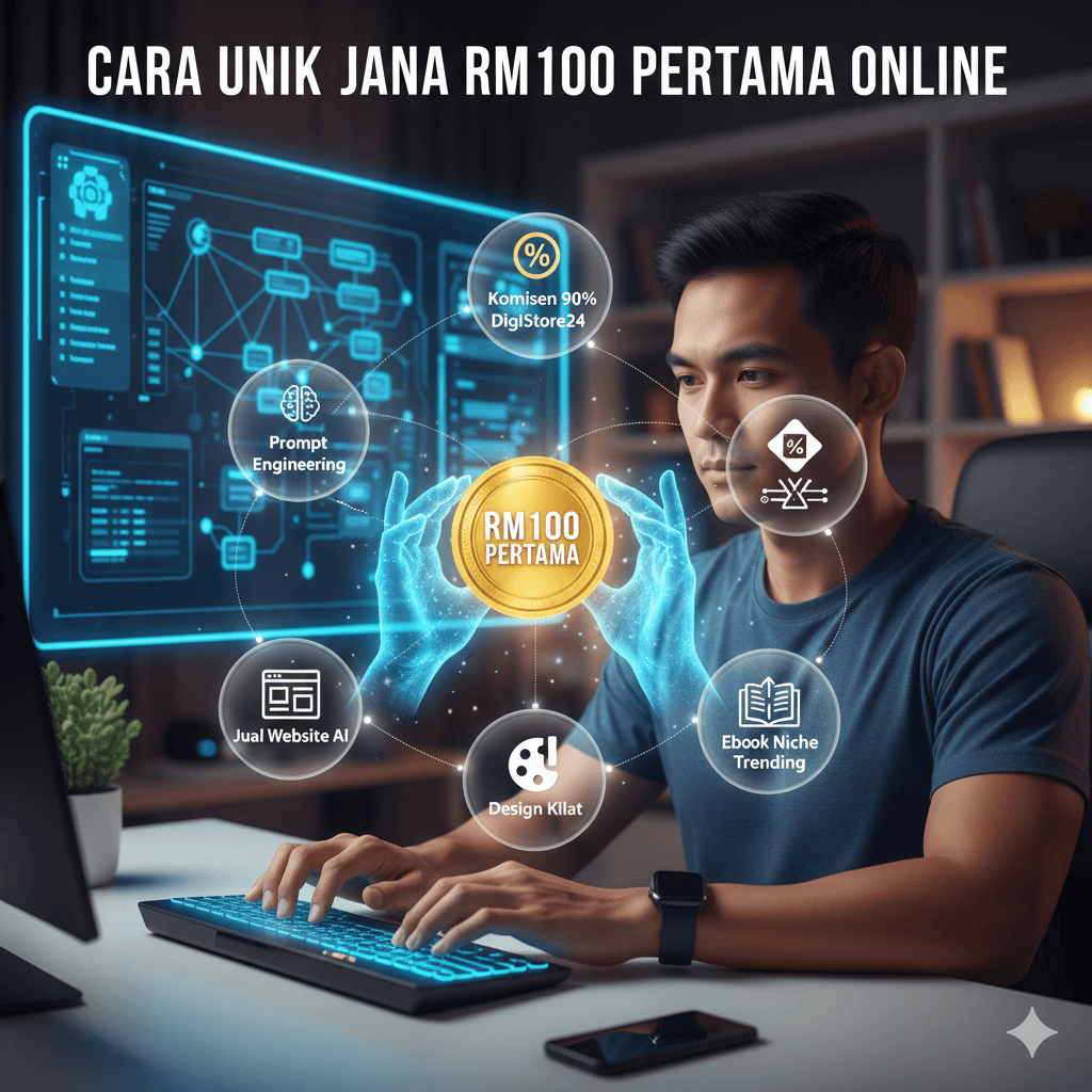 Bukan Lagi Mitos: Cara Unik dan Realistik Menjana RM100 Pertama Secara Online Cover