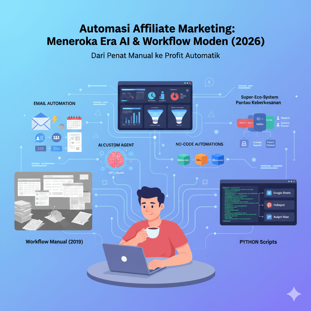Automasi Affiliate Marketing: Meneroka Era AI & Workflow Moden (2026) Cover