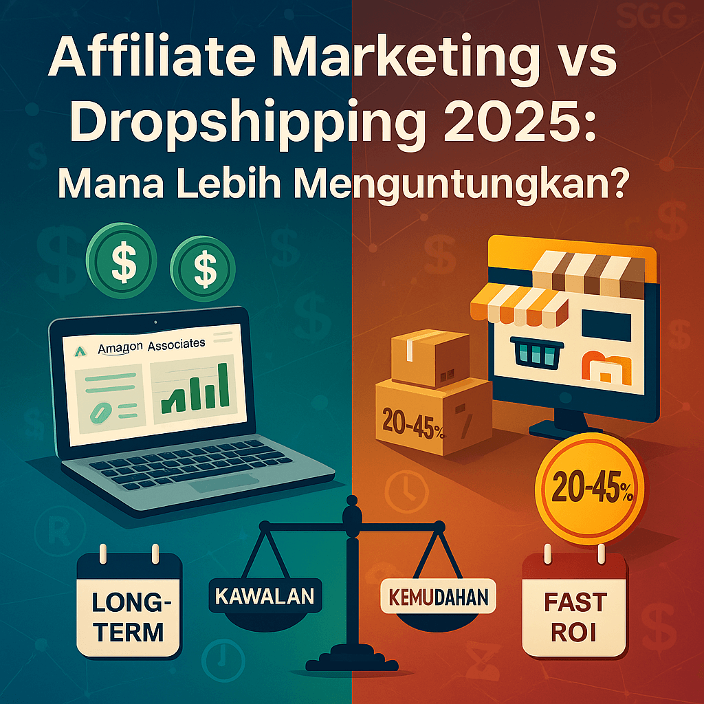 Membongkar Dilema: Pilih Affiliate Marketing atau Dropshipping untuk 2025? Cover